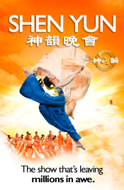 Plakat Shen Yun Performing Arts za turneju 2010. godine